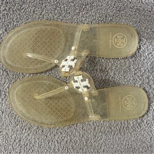 Tory Burch Women's gold thong Sandals